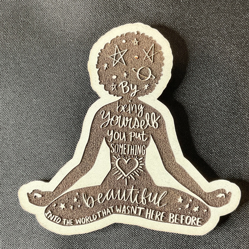 Inspirational Yoga Pose Magnet Art